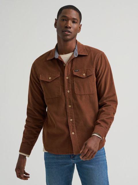 Wrangler Men's Corduroy Solid Shirt