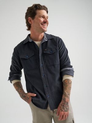 Men's Corduroy Solid Shirt
