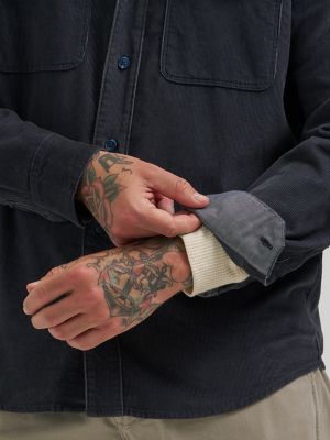Men's Corduroy Solid Shirt