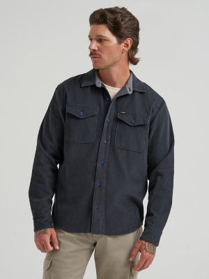 Men's Corduroy Solid Shirt