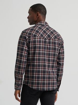 Wrangler Men's Broken Twill Plaid Shirt — фото 4