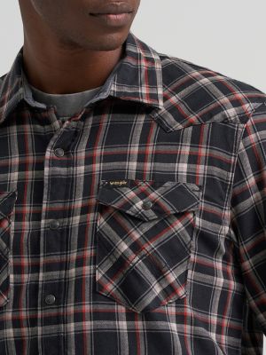 Wrangler Men's Broken Twill Plaid Shirt — фото 5