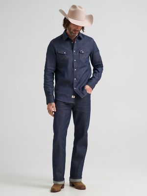 Men's Raw Selvedge Blue Bell Shirt
