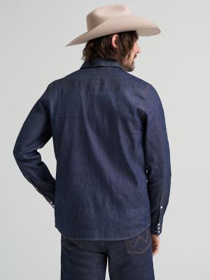 Men's Raw Selvedge Blue Bell Shirt