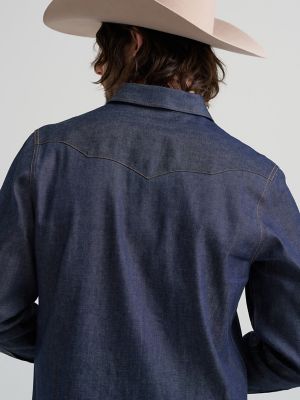 Men's Raw Selvedge Blue Bell Shirt