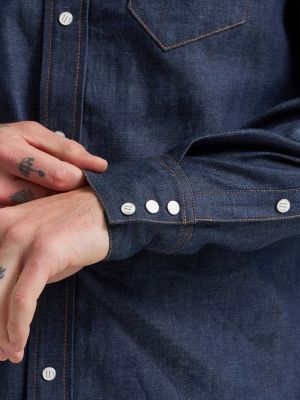 Men's Raw Selvedge Blue Bell Shirt