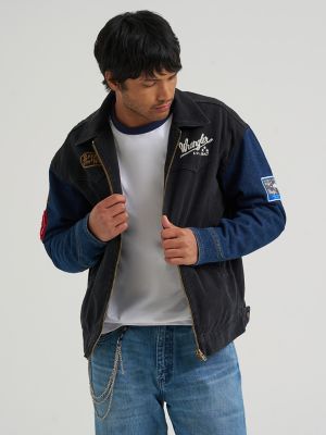 Men&rsquo;s Rodeo Sport Trailrider Jacket in Black Morning Wash