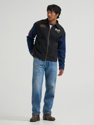 Men&rsquo;s Rodeo Sport Trailrider Jacket in Black Morning Wash