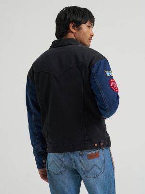 Men&rsquo;s Rodeo Sport Trailrider Jacket in Black Morning Wash