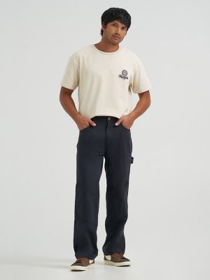 Men&rsquo;s Double Knee Carpenter Pant in Jet Black
