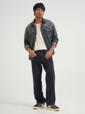 Men&rsquo;s Double Knee Carpenter Pant in Jet Black