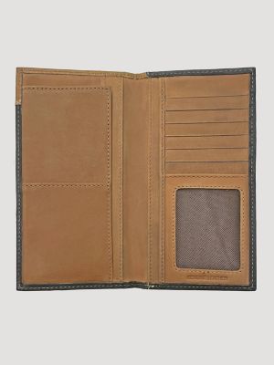 Boot Stitch Trim Trifold Wallet