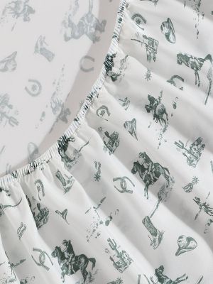 Wrangler Patterned Queen Sheet Set