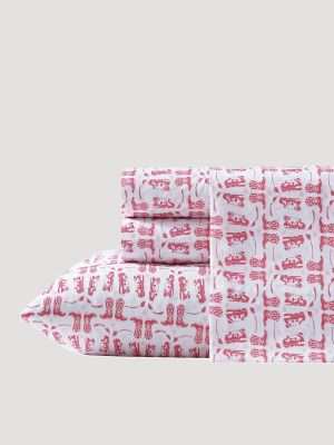 Wrangler Patterned King Sheet Set