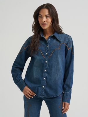 Women's Tess Dramatic Collar Shirt