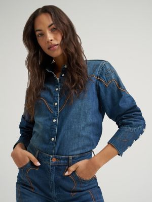 Women's Tess Dramatic Collar Shirt
