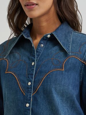 Women's Tess Dramatic Collar Shirt