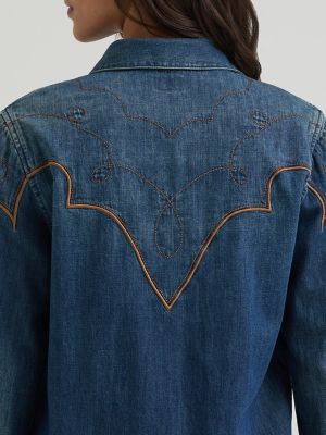 Women's Tess Dramatic Collar Shirt