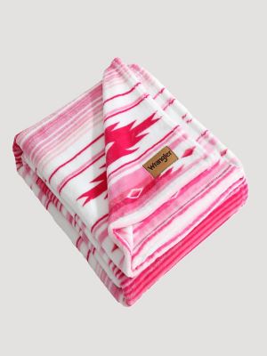 Wrangler Western Plush Printed Throw