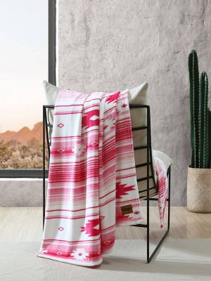 Wrangler Western Plush Printed Throw