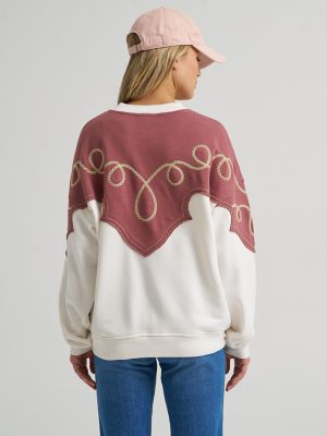 Women's Relaxed Western Sweatshirt in Melody