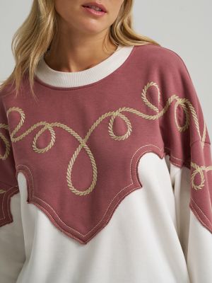 Women's Relaxed Western Sweatshirt in Melody