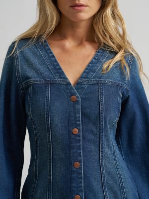 Women's Mod Denim Dress
