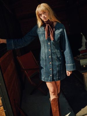 Women's Mod Denim Dress