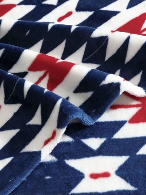 Wrangler Homestead Printed Throw:Blue/Red:One Size alternative view 3