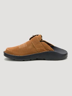 Chaco x Wrangler Men's Suede Clog in Saddle