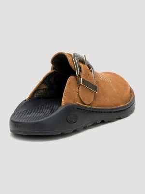 Chaco x Wrangler Men's Suede Clog in Saddle