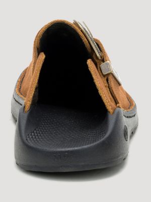 Chaco x Wrangler Men's Suede Clog in Saddle