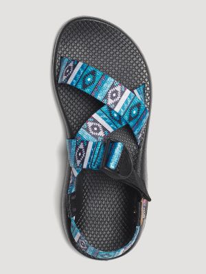 Chaco x Wrangler Women's Mega Z Checotah Classic Sandal in Checotah Bluebird