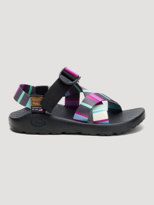 Chaco x Wrangler Women's Mega Z Brushpopper Classic Sandal in Popper Bluebird