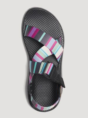 Chaco x Wrangler Women's Mega Z Brushpopper Classic Sandal in Popper Bluebird