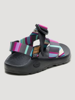 Chaco x Wrangler Women's Mega Z Brushpopper Classic Sandal in Popper Bluebird