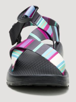 Chaco x Wrangler Women's Mega Z Brushpopper Classic Sandal in Popper Bluebird