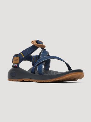Chaco x Wrangler Women's Z1 Classic Sandal in 47 Dark Wash