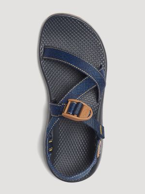 Chaco x Wrangler Women's Z1 Classic Sandal in 47 Dark Wash