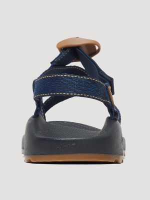 Chaco x Wrangler Women's Z1 Classic Sandal in 47 Dark Wash