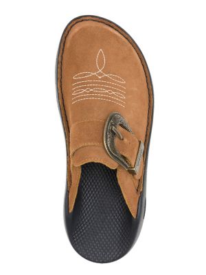 Chaco x Wrangler Women's Suede Clog in Saddle