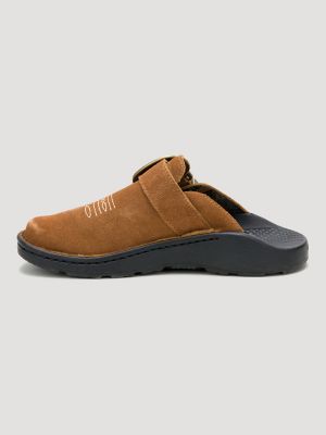 Chaco x Wrangler Women's Suede Clog in Saddle