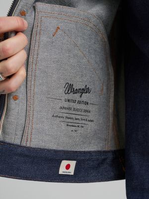 Мужские куртки Wrangler Men's Raw Selvedge Blue Bell Jacket — фото 9