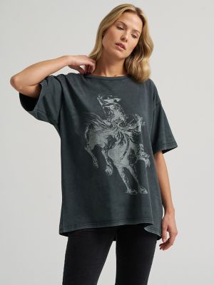 Vintage Horse Oversized Graphic Tee