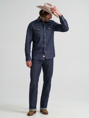 Wrangler&reg; Cowboy Cut&reg; Raw Selvedge Blue Bell Jean in Indigo Raw