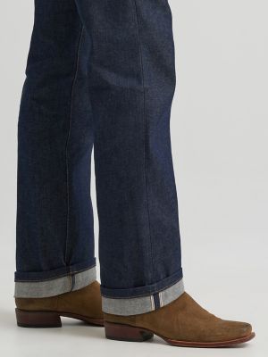 Wrangler&reg; Cowboy Cut&reg; Raw Selvedge Blue Bell Jean in Indigo Raw