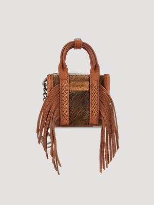 Fringe Mini Tote Key Chain