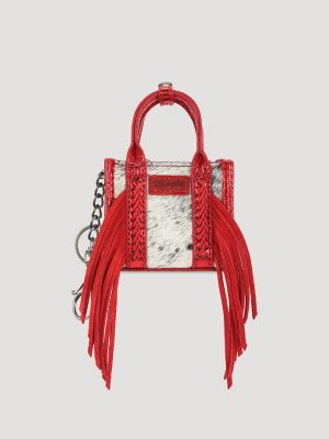 Fringe Mini Tote Key Chain