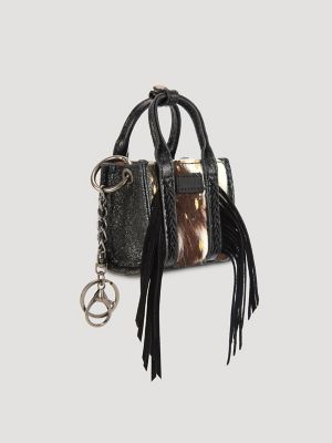 Fringe Mini Tote Key Chain