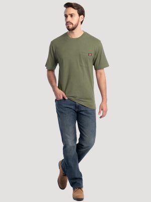 Men's Workwear Pocket T-Shirt in Lichen Green